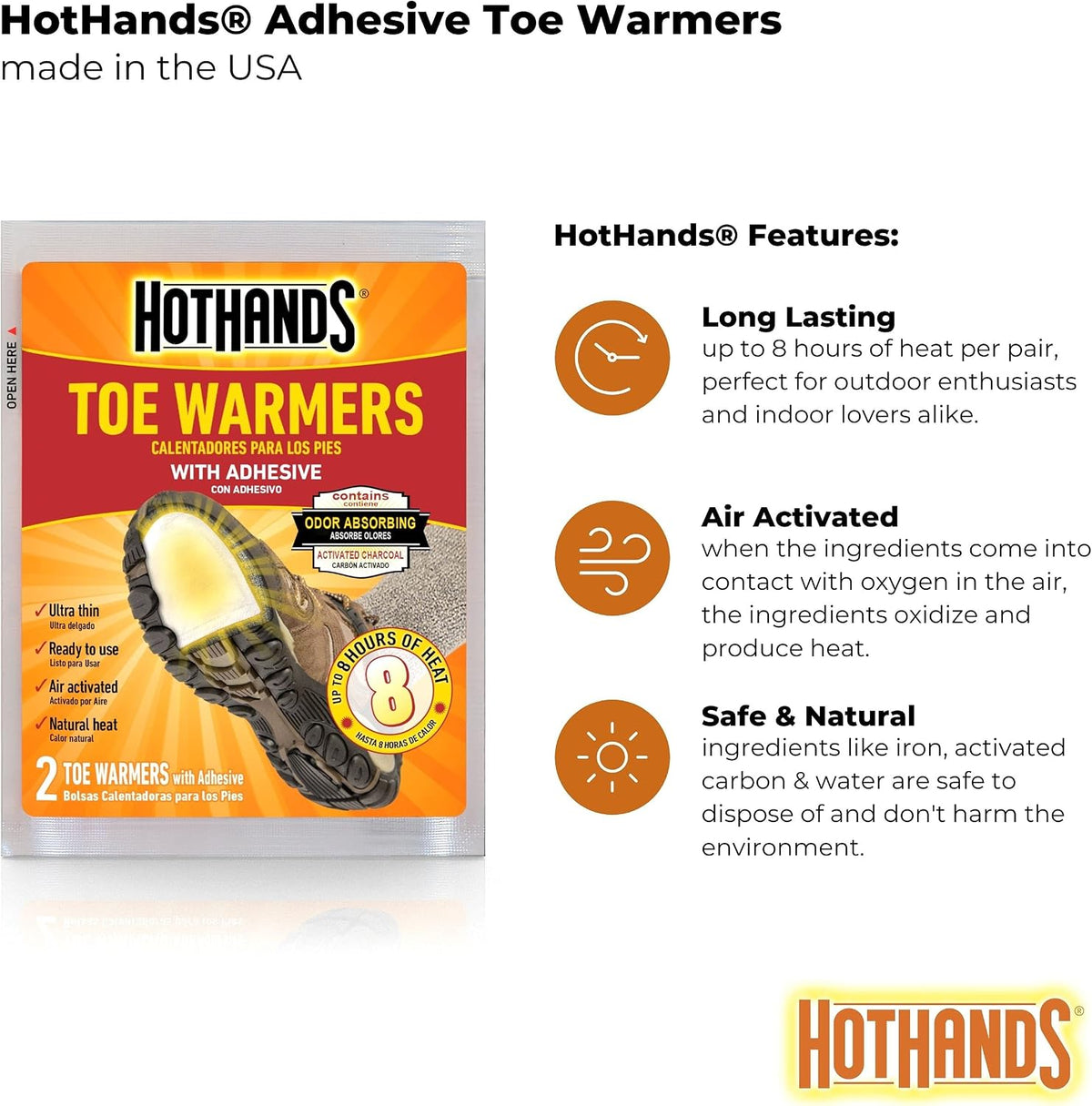 HotHands Toe Warmers - Long