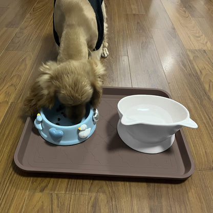 WATANIYA PET Boot Tray for Entryway Indoor, Heavy Duty Shoe Mat Tray 2 Packs, 16.7"x12.8" Waterproof Shoes Trays with Raised Edge, Outdoor Multi-Purpose Mats for Boots, Garden, Pets