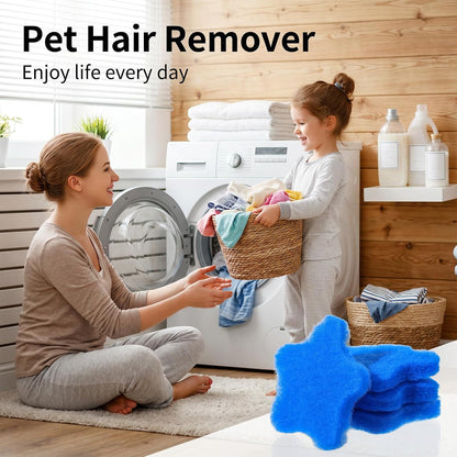 6PCS Dog Cat Hair Remover Reusable Pet Hair Catcher for Laundry | Laundry Pet Hair Remover, for Washing Machine Dryer, Effectively Remove Pet Hair Lint Dander, from Bedding Clothing