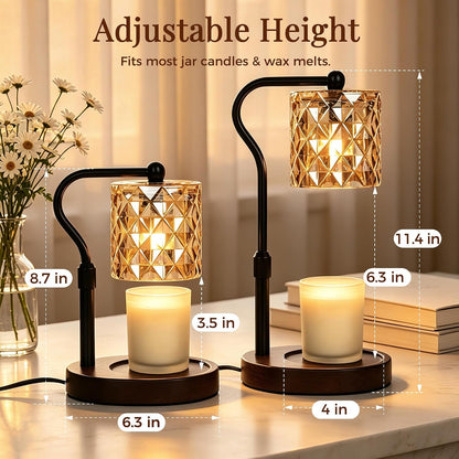 Candle Warmer Lamp with Timer Dimmable Home Decor Birthday Gifts for Women
