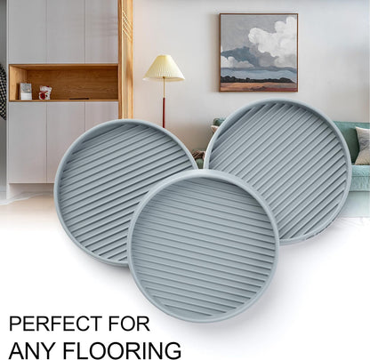 Non Slip Furniture Pads for Hardwood Floors -8 Pcs 3” Furniture Coasters Cups, Anti Skid Furniture Grippers Rubber Feet, Floor Protectors for Furniture Bed Couch Stoppers