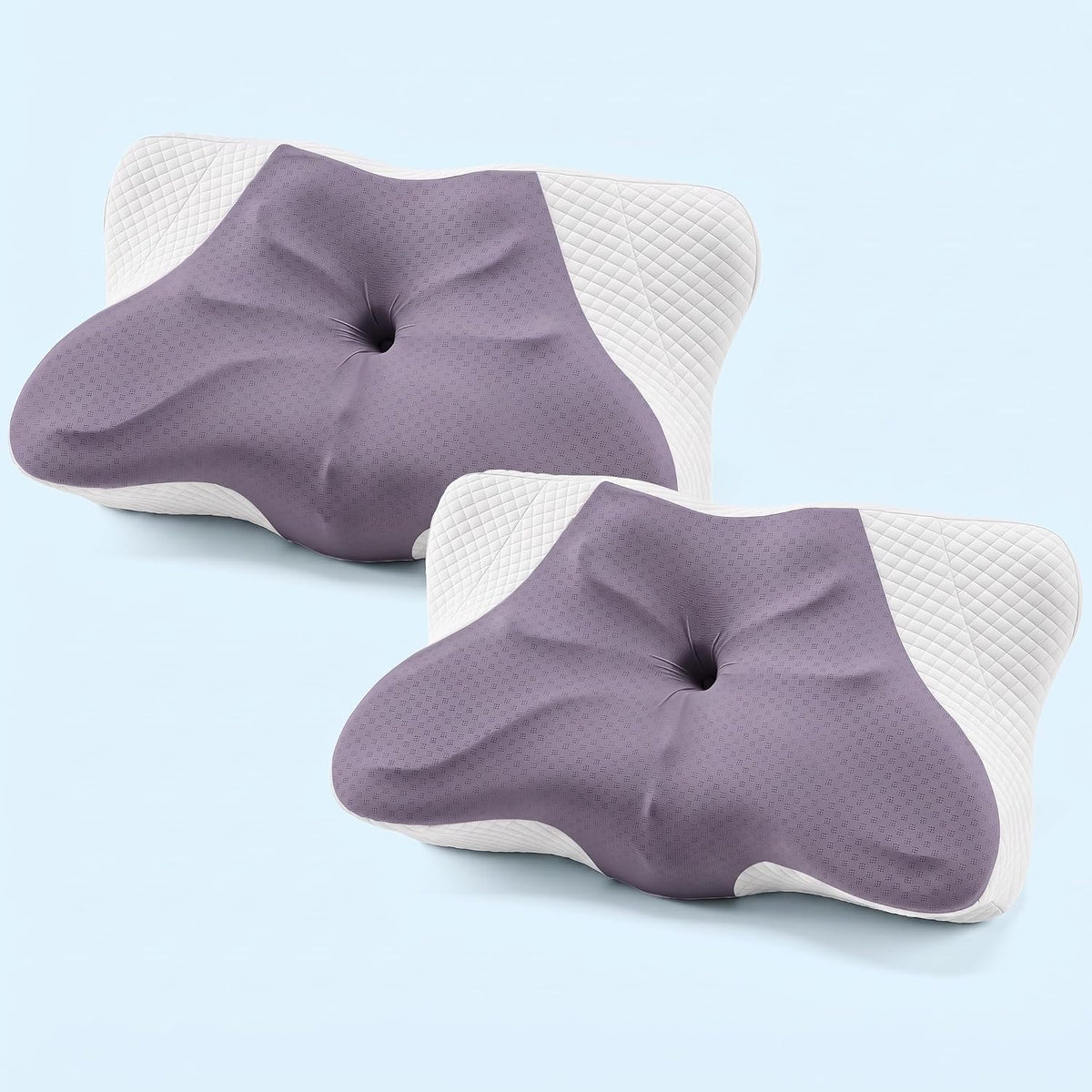 Sweetcrispy Cervical Pillow for Neck Pain Relief, Cooling Memory Foam