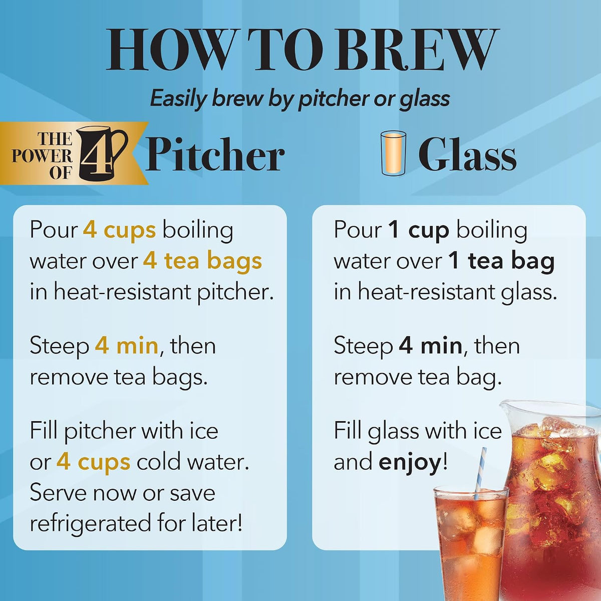 Twinings Strawberry & Raspberry Herbal Iced Tea, 72 Oversized Tea Bags, Makes 18 Pitchers or 144 Servings, Unsweetened, Naturally Caffeine-Free, (Pack of 1)