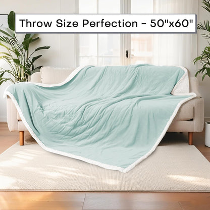 Electric Heated Blanket Full Size 72"x84" – Light Gray | ETL for Safe Overnight, 4 Heat Settings & 10H Auto Off, Dual-Sided Microplush Sherpa for Home Night, Machine washable