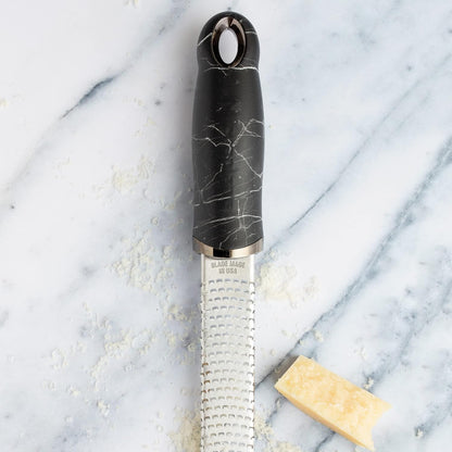 Premium Classic Series Zester - Lipstick Pink | Lemon Zester tool, Hard Cheese & Vegetable Grater | For Citrus, Parmesan Cheese, Garlic, Ginger, Nutmeg | Fine Stainless Steel Blade, Made in USA