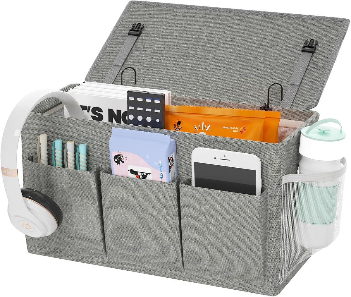 Bedside Caddy Bedside Storage Hanging Organizer for Bunk Dorm Bed Rail