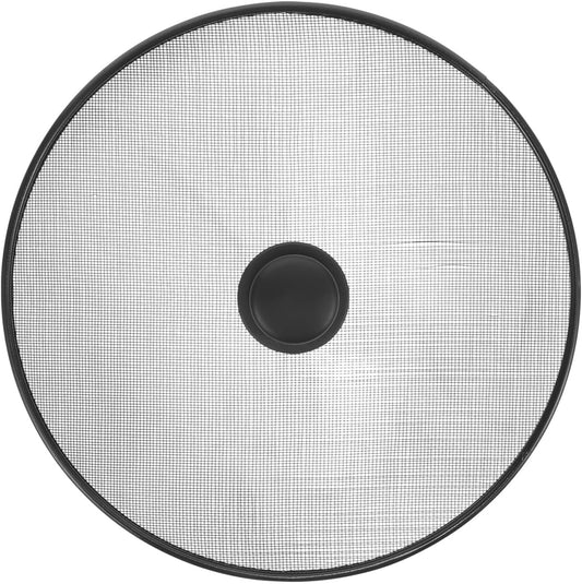11.22" Stainless Steel Splatter Screen Grease Guard – Fine Mesh Oil Splash Shield for Frying Pan, Skillet, Pot, Stove Top – Prevents Burns & Mess