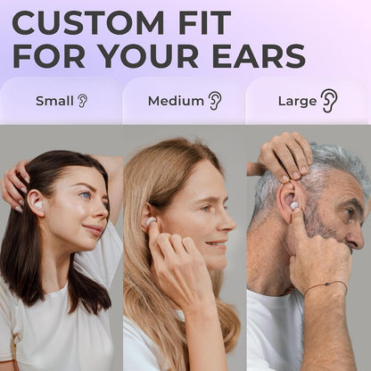 Peace&Quiet PQ Wax Ear Plugs for Sleeping - 30 Silicone Wax Earplugs