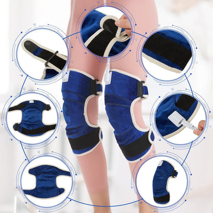 Foot Warmer, Electric Heating Pad for Foot&Ankle Pain Relie Fast Heating | Auto Shut Off Double Sided Heated Feet Warmer with Adjustable Temp for All Day Use to Relieve Achilles Tendonitis(1-Pack)
