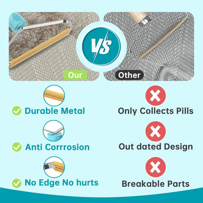 Pet Hair Remover, Dog and Cat Hair Remover, Carpet Rake, Carpet Scraper | Pet Hair Removal Tool, Carpet Rake for Pet Hair Removal, Pile Brush, Carpet, Car Cushions, Sofa, Pet Bed, Furniture, Rug