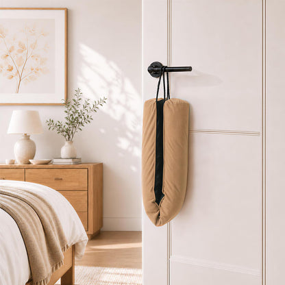 Door Draft Stopper, Removable Washable Cover, 38", Gray | Weighted Gap Filler, Blocks Hot and Cold Air, All-Season Seal, Easy Install, Noise & Wind Blocker, Home Essentials