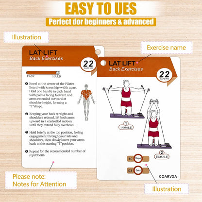 Bodyweight Workout Cards for Women & Men-50 Bodyweight Workout Cards，Includes 2 Rings& Dry-Erase for Easy Organization-Home, Gym or Studio (Bodyweight)