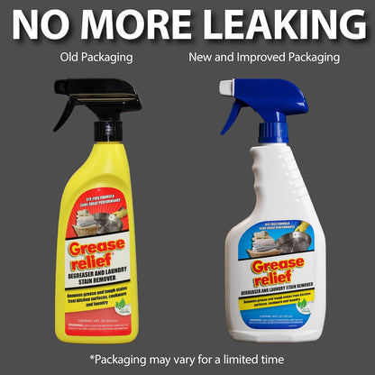 Degreaser and Laundry Stain Remover (18 Oz.) - Heavy Duty Kitchen Cleaner Spray/Non Toxic Formula/All Purpose Degreaser for Stove Top, Oven, Grill, Car, Soil & Cloth Stains (524919)