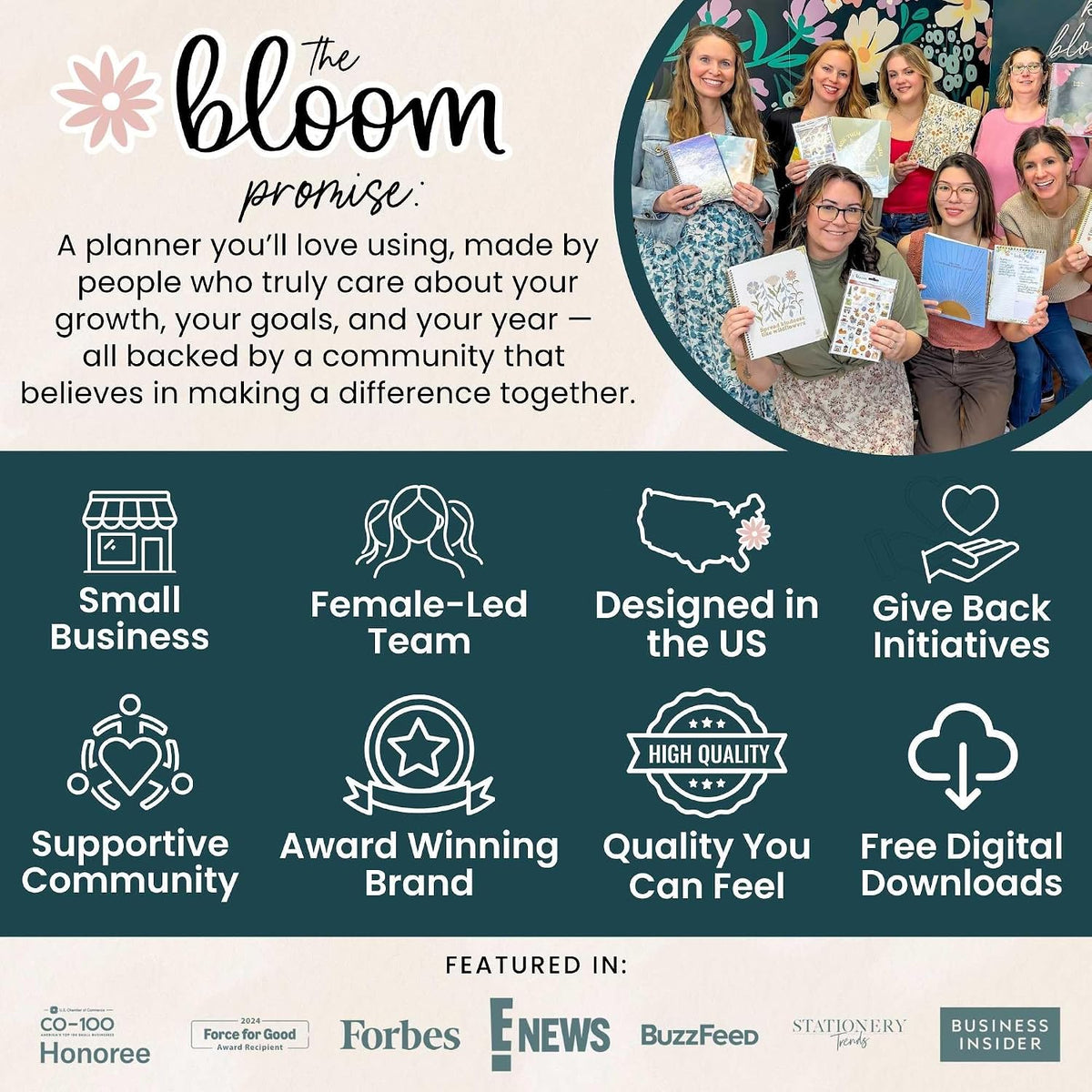bloom daily planners Undated Chronic Illness Planner & Medical Journal - 12 Month Pain & Symptom Tracker, Mood & Medication Log, Appointment Organizer (7” x 9”) - Chronically Resilient