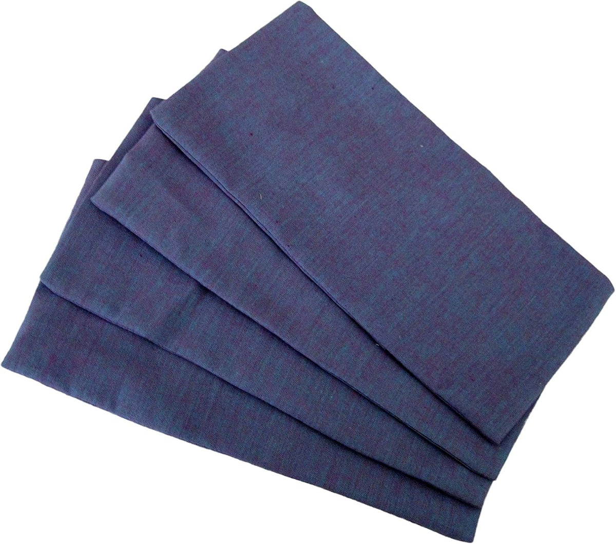 Eye Pillow Cover Pack of (4) - 4.5 x 9 - Soft Cotton Washable - fits Most Eye Pillows - Yoga Massage Meditation spa - USA Made - Bulk - Beige Natural