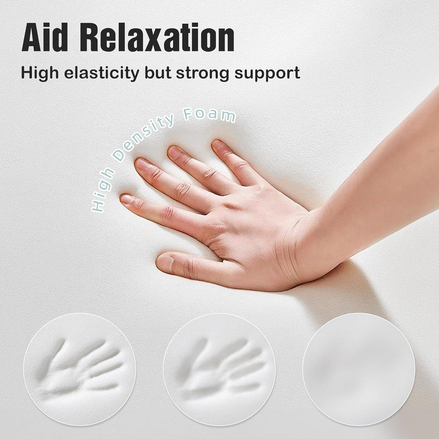 LightEase Memory Foam Leg Support and Elevation Pillow w/Dual Handles for Surgery, Injury, or Rest