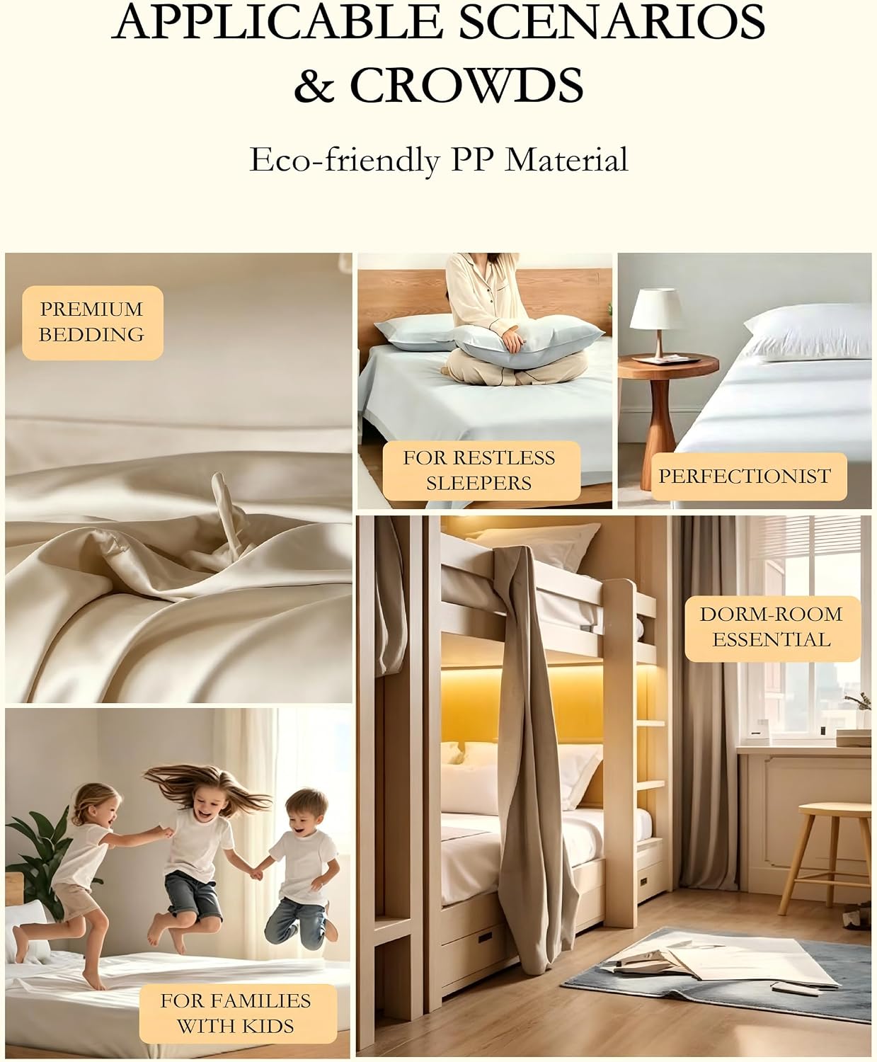 4Pcs Upgrade Bed Sheet Holders & Straps for Corners–Heavy Duty Non-Slip Fitted Sheet Grippers & Lock Clips,Keep Sheets Firm & Tight,Easy Install Lock Design for All Mattress Sizes,No More Loose Sheets