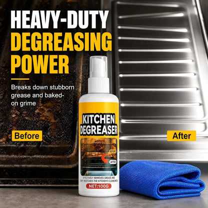 Greasekiller BBQ Grill Cleaner Spray, Grill Cleaner, Heavy Duty Grills Degreaser Spray, Removes Grease for BBQ Grate, Grills Lid,Stovetop,Oven,Range Hood