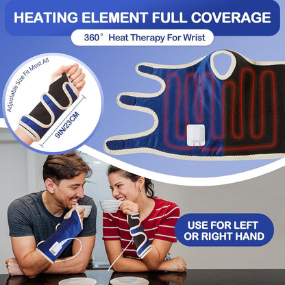 Cordless Foot Warmer with Heat and Massage - Rechargeable Heating Pad for Feet, 3 Temp & Vibration Levels, 60 Min Timer for Plantar Fasciitis, Ankle Pain, Cold Feet at Home, Office, Sleeping
