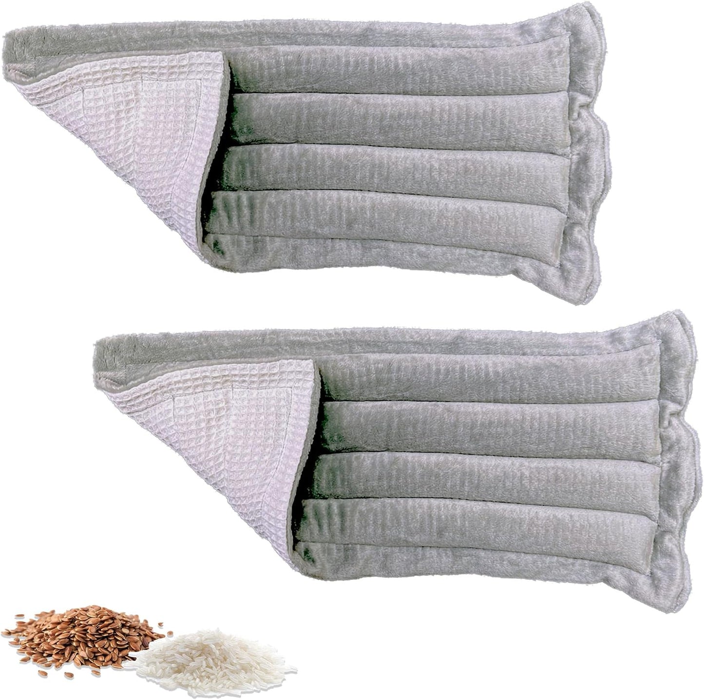 Microwavable Heating Pad Solutions Buddy - Moist and Large Heating Pad for Joints and Muscles Relief - Microwave Hot Pack Heat Pad for Cramps - Calming Chilled or Heated Pad Therapy - 1 Pack