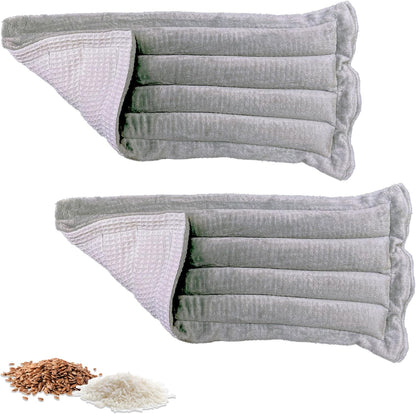 Microwavable Heating Pad Solutions Buddy - Moist and Large Heating Pad for Joints and Muscles Relief - Microwave Hot Pack Heat Pad for Cramps - Calming Chilled or Heated Pad Therapy - 1 Pack