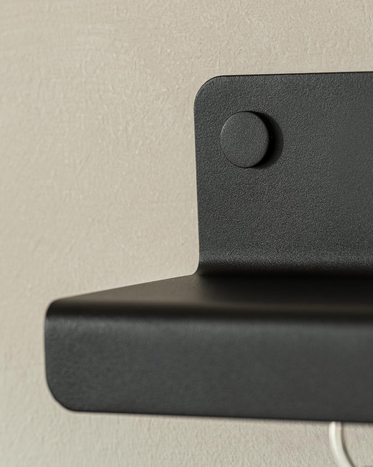 Kazai. Key Holder for Wall 'Holmsen' | Minimalist Key Hooks Design from Berlin | Modern Key Hanger with Metal Shelf | Key Hook Wall Mounted as Hallway Furniture | Sand Taupe