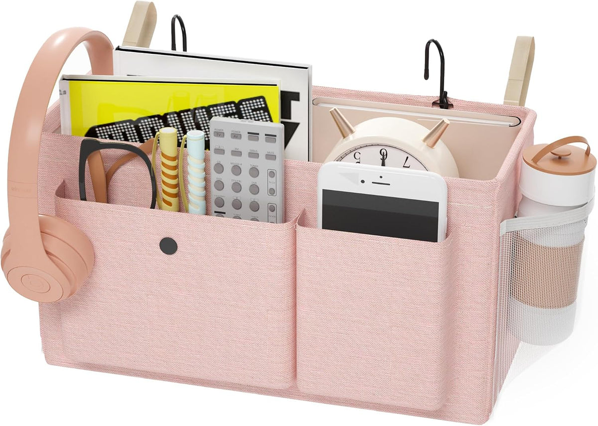 Bedside Caddy Bedside Storage Hanging Organizer for Bunk Dorm Bed Rail