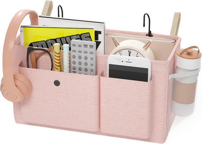 Bedside Caddy Bedside Storage Hanging Organizer for Bunk Dorm Bed Rail