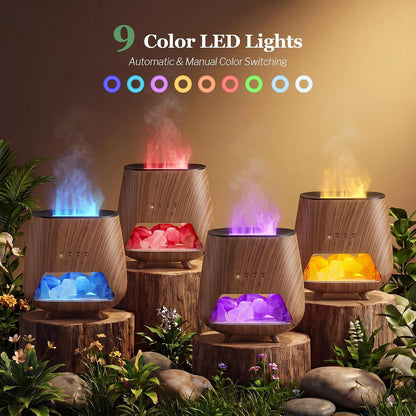 Essential Oil Diffuser for Home: 𝟒-𝐢𝐧-𝟏 Himalayan 𝐒𝐚𝐥𝐭 Lamp