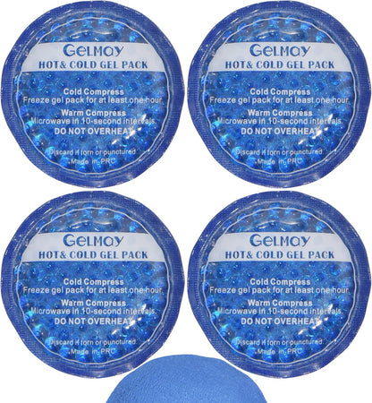Ice Eye Patches for Puffy Eyes, Cooling Medical Eye Patch Pad Gel Pack Cover Eyepatch Cold Hot Therapy Eye Bags Dark Circles After Surgery Adult Kid (2PCS)