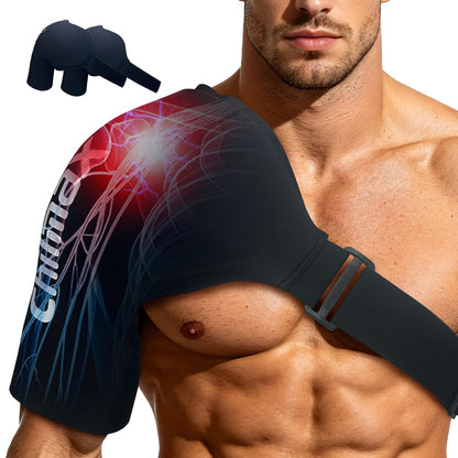 Shoulder Ice Pack Wrap for Rotator Cuff Cold Therapy Brace