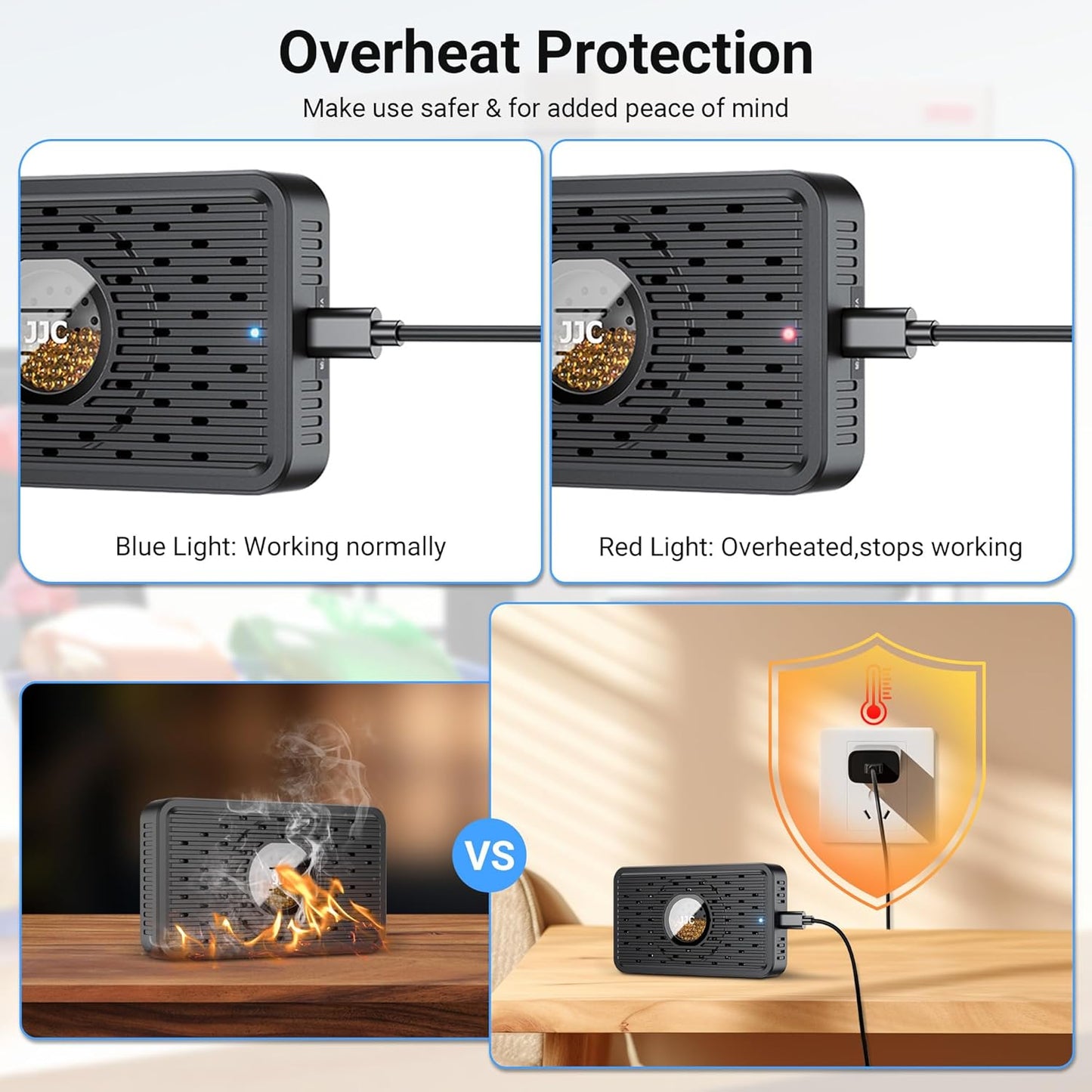 Auto Power-off USB C Rechargeable Dehumidifier Desiccant for Gun Safe | Small Reusable Electric Moisture Absorber for Storage Closet Cabinet Windowsill Bookcase & More Small Area