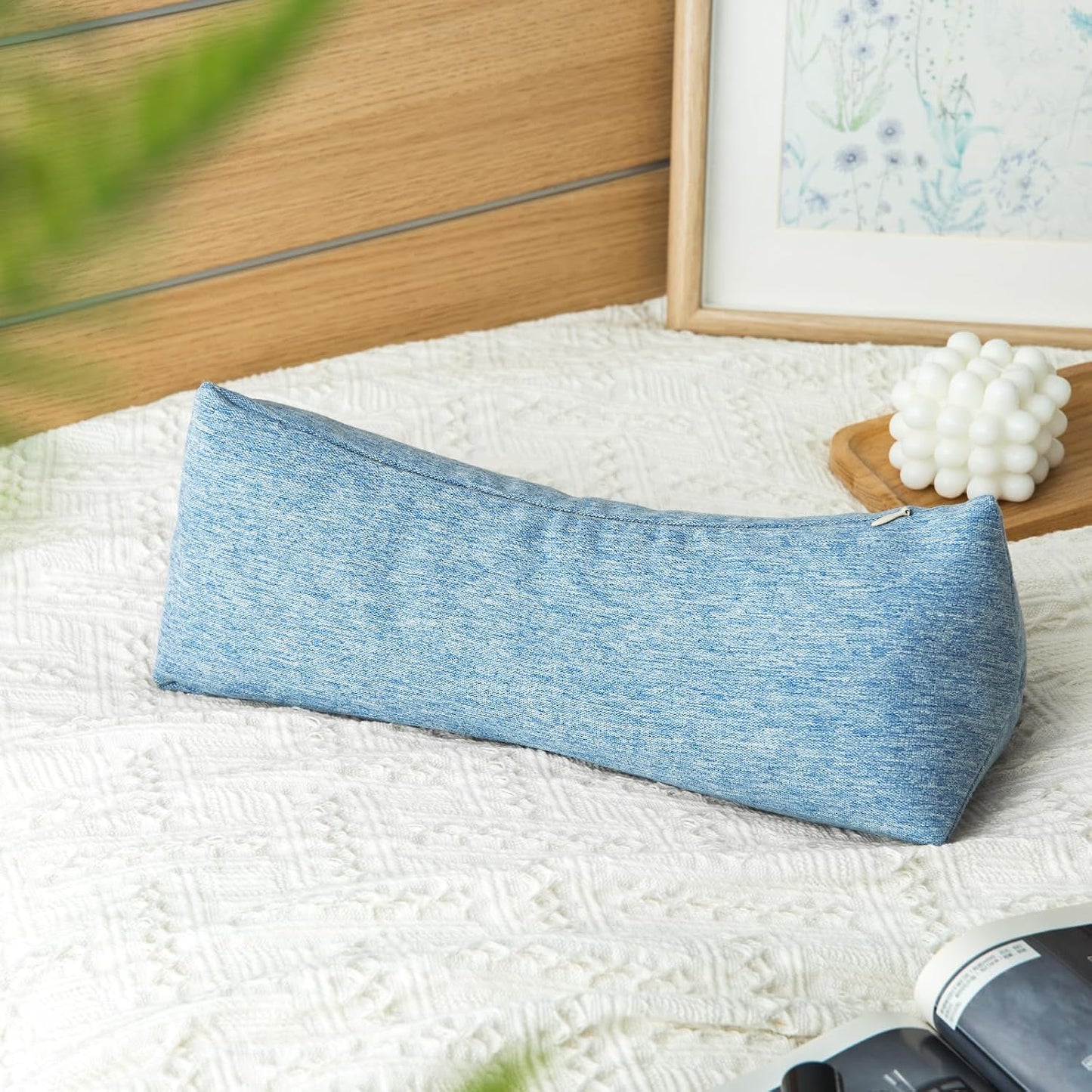 Buckwheat Neck Support Pillow Cervical Neck Cylinder Bolster Pillow,Buckwheat Hulls Adjustable Roll Pillow,Neck Pain Relief for Back and Side Sleepers Round Pillows for Lunch Break beige, 6*15 inch