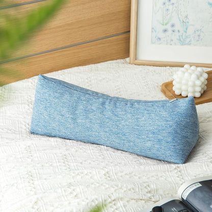 Buckwheat Neck Support Pillow Cervical Neck Cylinder Bolster Pillow,Buckwheat Hulls Adjustable Roll Pillow,Neck Pain Relief for Back and Side Sleepers Round Pillows for Lunch Break beige, 6*15 inch