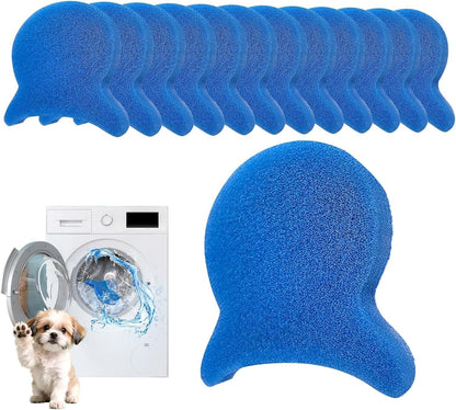 8 Pcs Pet Hair Remover for Laundry,Reusable Dog & Cat Hair Catcher Tool,Effectively Removes Fur,Lint and Dander from Clothing and Bedding,Safe for Washing Machines and Dryers