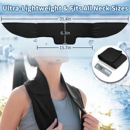 Widened Cooling Neck Wraps Long Lasting Neck Ice Pack Wrap