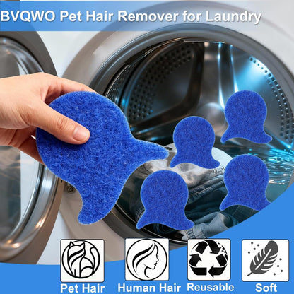 Pet Hair Remover for Laundry, 6PCS Reusable Dog & Cat Hair Remover Tool | Removes Pet Fur, Hair, Lint, Dander From Clothes &Washing Machine.