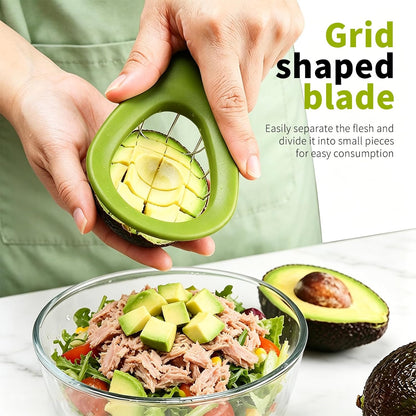 3 Set Avocado Slicer,Includes Avocado Slicer Tool 3 in 1, Avocado Cutter and Avocado Saver,Dishwasher Safe Tool for Slicing, Dicing and Keeping Avocados Fresh