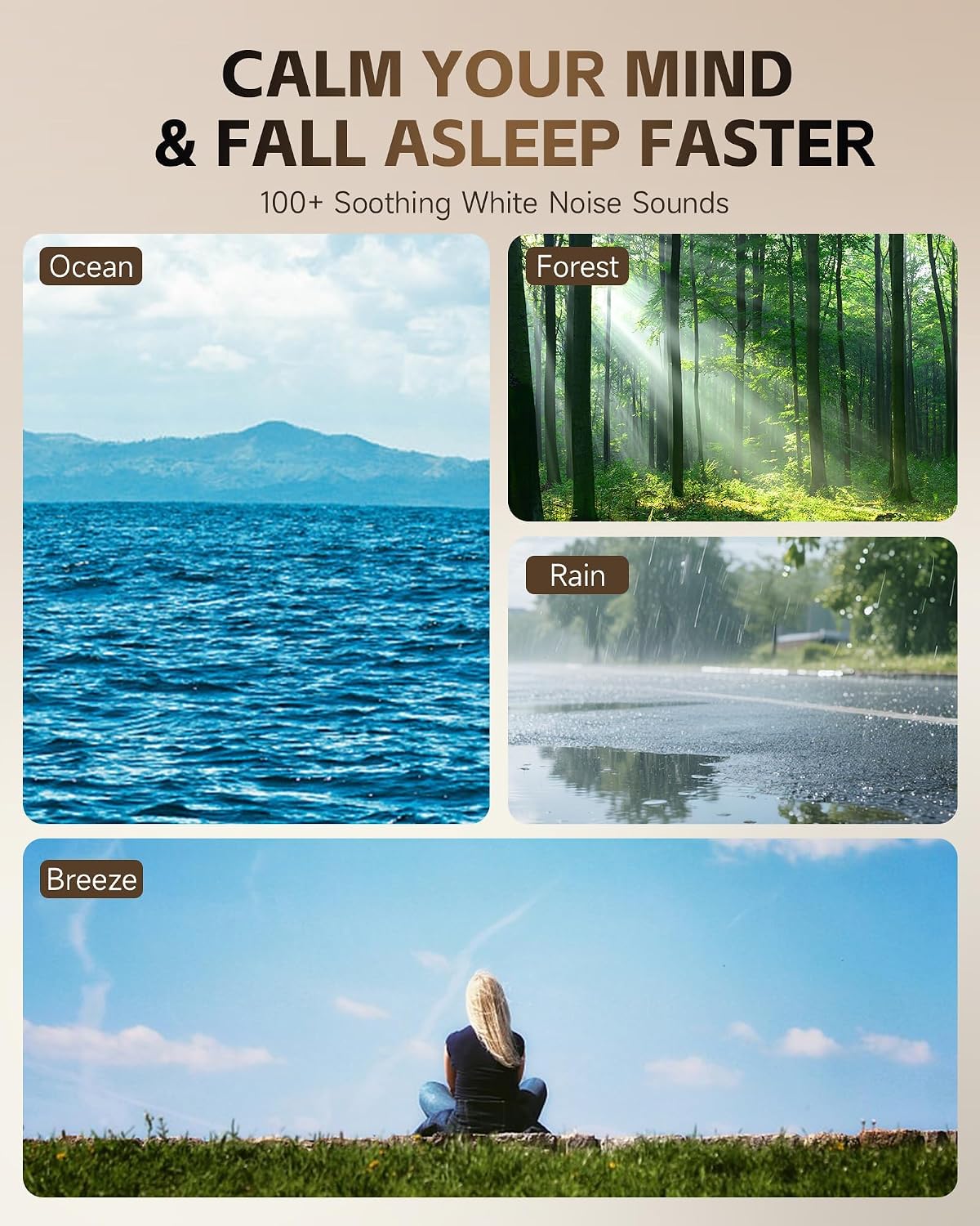 Sleep Earbuds for Side Sleepers, Ultra-Small Invisible Earbud for Sleeping | Noise Cancelling Sleep Buds & Ear Plugs for Snoring Blocking, Bluetooth Sleep Headphone for Night & Rest