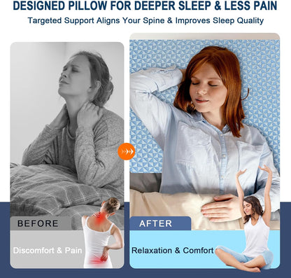 8" Leg Elevation Pillow, Memory Foam Wedge Pillow for Leg & Knee Support | Knee, Hip & Ankle Support. Elevates Legs For Comfortable Sleeping, Resting, And Recovery With A Supportive Wedge Shape.