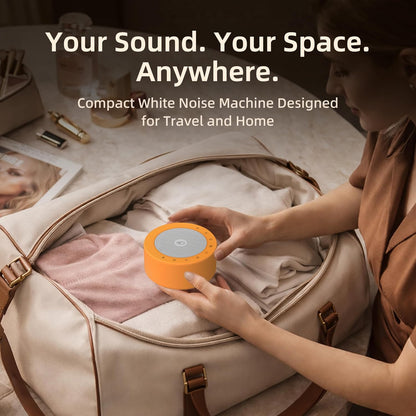 Kipcush White Noise Machine for Baby & Adults, 30 Soothing Sounds, Sleep Sound Machine with 8 Color Night Light, Memory Function, White Noise for Sleeping, Nursery, Office, Travel & Relaxation