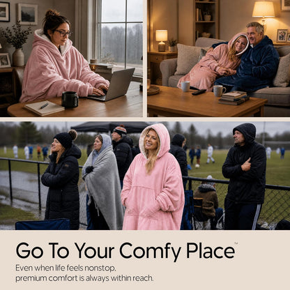 THE COMFY Original | Shark Tank | Patented | Sherpa Wearable Blanket Hoodie
