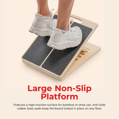 Sunny Health & Fitness Adjustable Calf & Ankle Stretcher