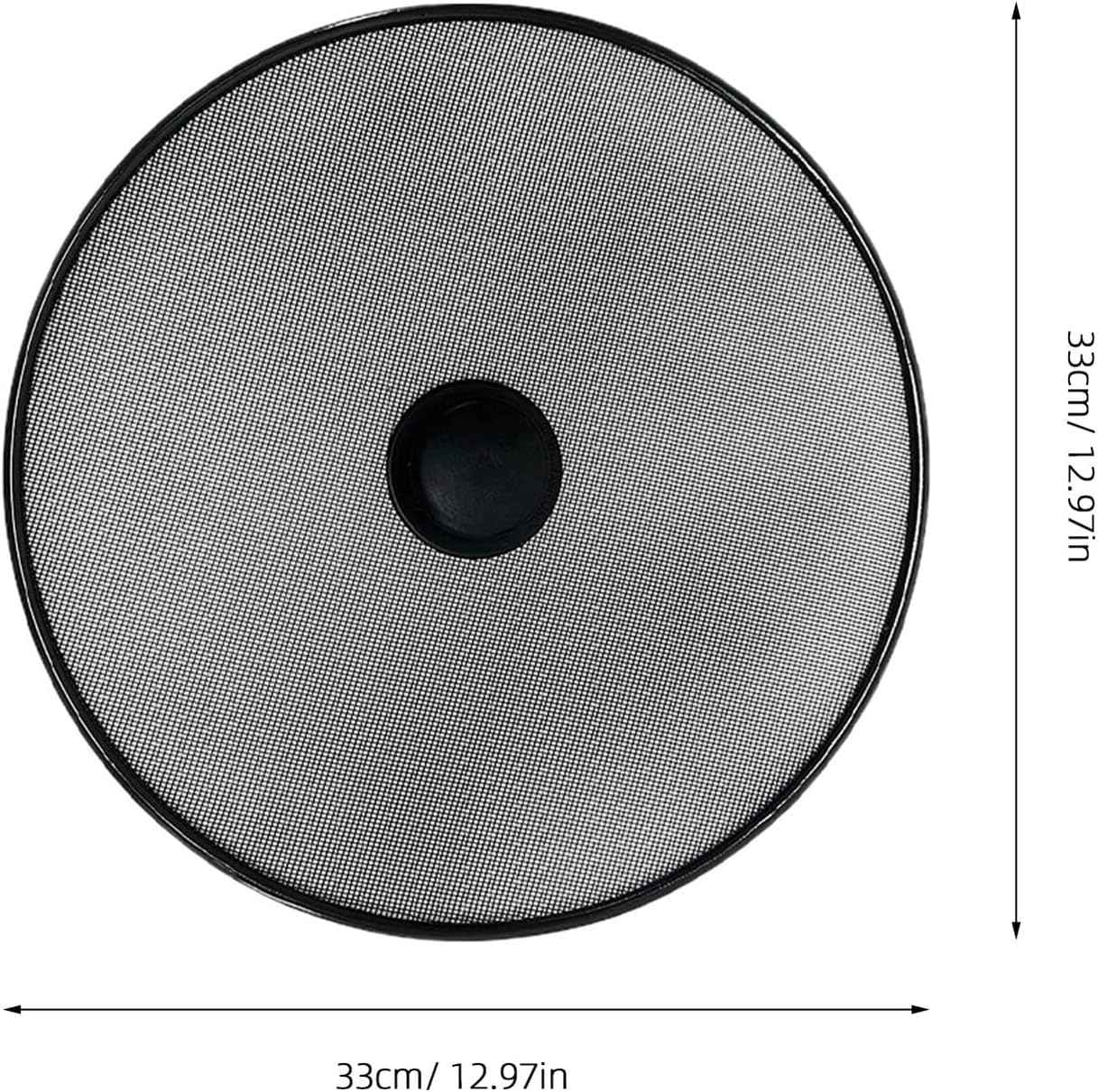 Amosfun Oil Splash Guard Splatter Screen for Frying Pan 11.41 Inch Mesh Cover for Pot Skillet and Wok Grease Splatter Shield Kitchen Cooking Accessory