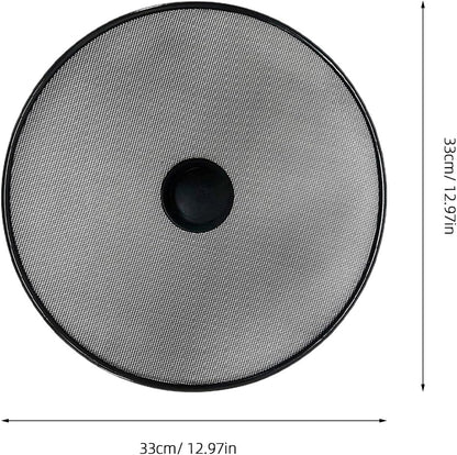Amosfun Oil Splash Guard Splatter Screen for Frying Pan 11.41 Inch Mesh Cover for Pot Skillet and Wok Grease Splatter Shield Kitchen Cooking Accessory