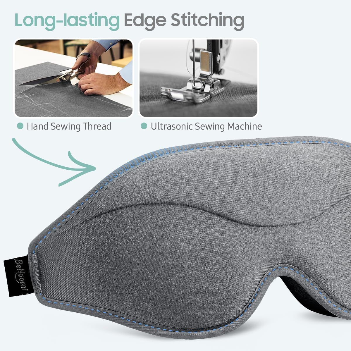 BeHoomi Sleep Mask, Premium Eye Mask for Sleeping, Total Blackout, Super Soft Comfort, Adjustable Fit, Upgraded 3D Ergonomic Designed Sleeping Mask for Home, Office, Travel, Meditation, Yoga, Pink