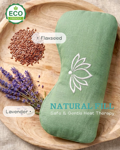 Hihealer Weighted Lavender Eye Pillow, Linen Flaxseed Eye Mask for Sleeping