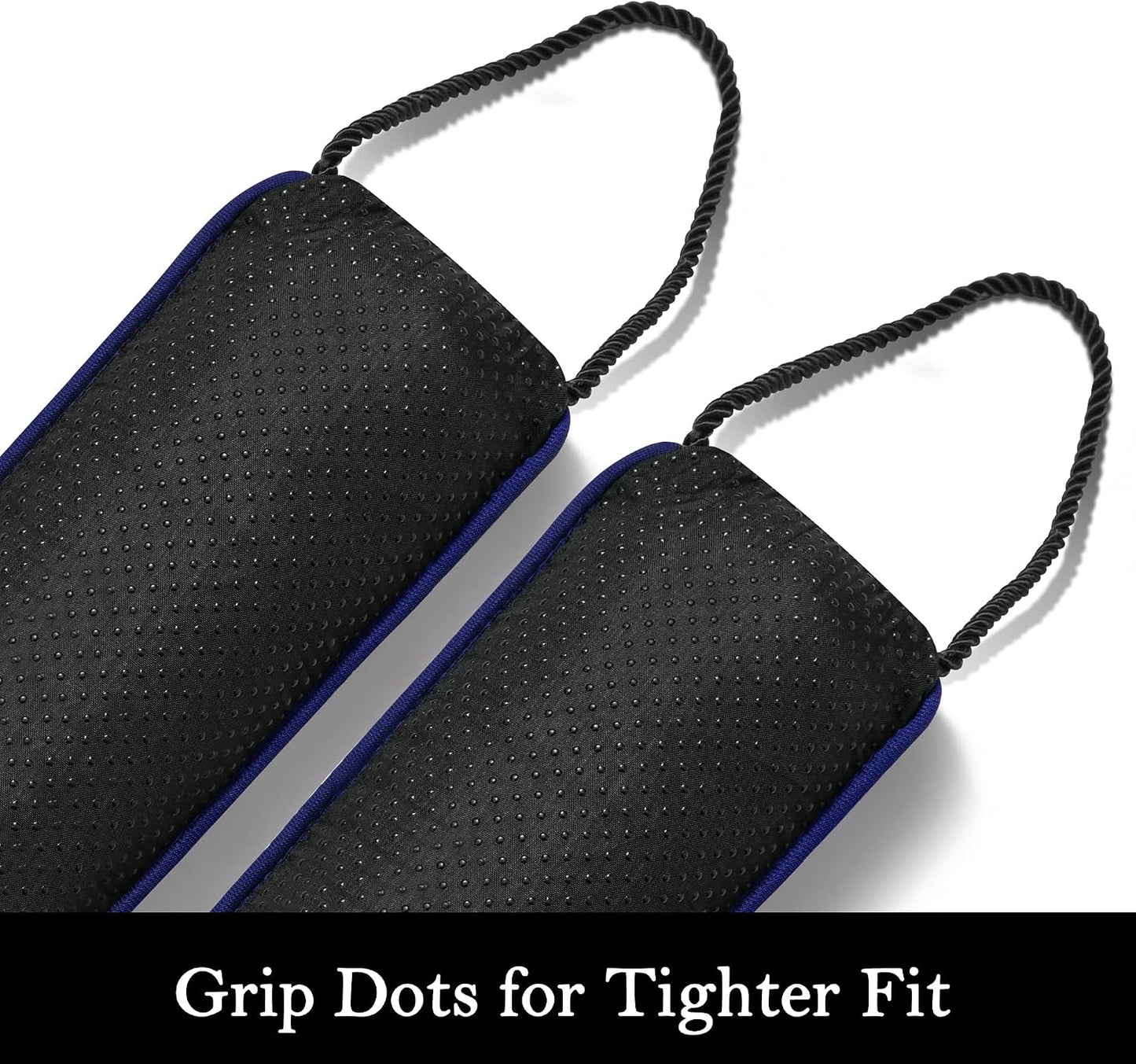 Door Draft Stopper with Removable Washable Cover, 38", Black | Weighted Gap Filler, Blocks Hot and Cold Air, All-Season Seal, Easy Install, Noise & Wind Blocker, Home Essentials