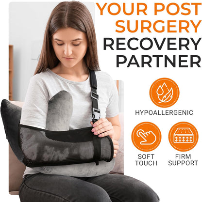 Shoulder Pillow - Arm & Rotator Cuff Pillow - Post Shoulder Surgery Support