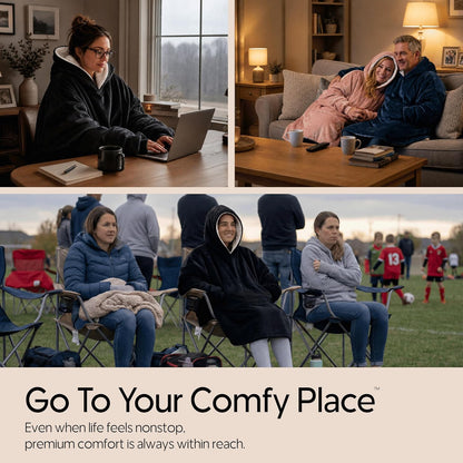 THE COMFY Original | Shark Tank | Patented | Sherpa Wearable Blanket Hoodie